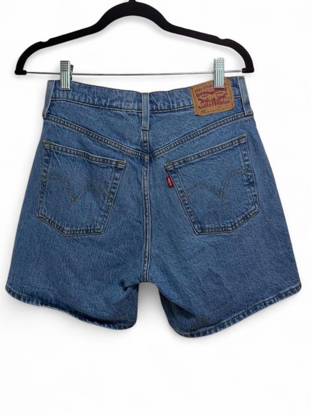 Levi’s blue denim jean shorts jorts size 28